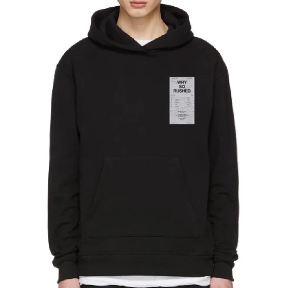 Sundae School Unisex Pullover Hoodie Size Small Why the Rush